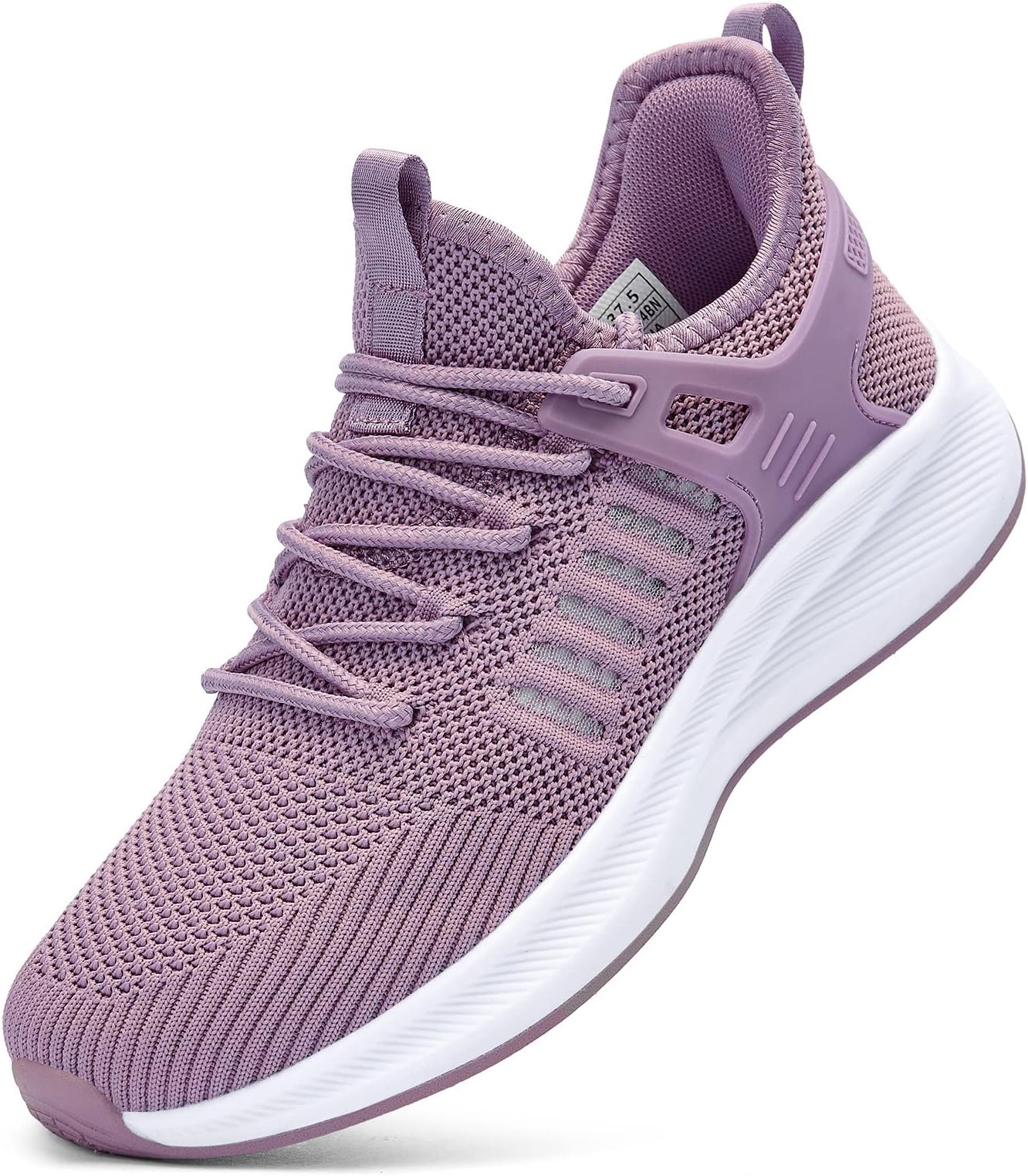AkkWomens Athletic Walking Shoes - Running Tennis Shoes Jogging Workout Lightweight Breathable Slip on Sneakers for Indoor Outdoor Gym Travel Work