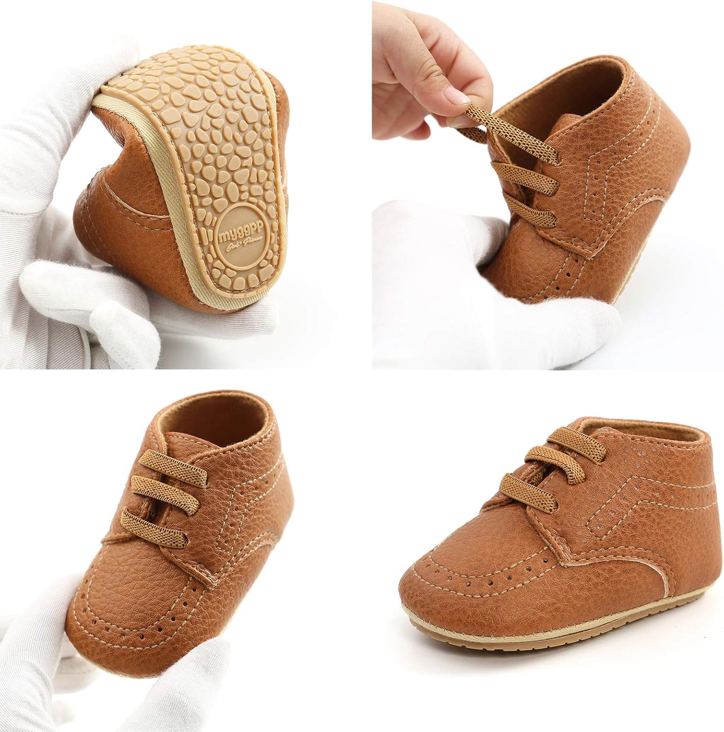 RVROVIC Baby Boys Girls Sneakers Anti-Slip Oxford Loafer Flats Infant Toddler PU Leather Soft Sole Baby Shoes 6 818QgTkjB3L. AC SL1500