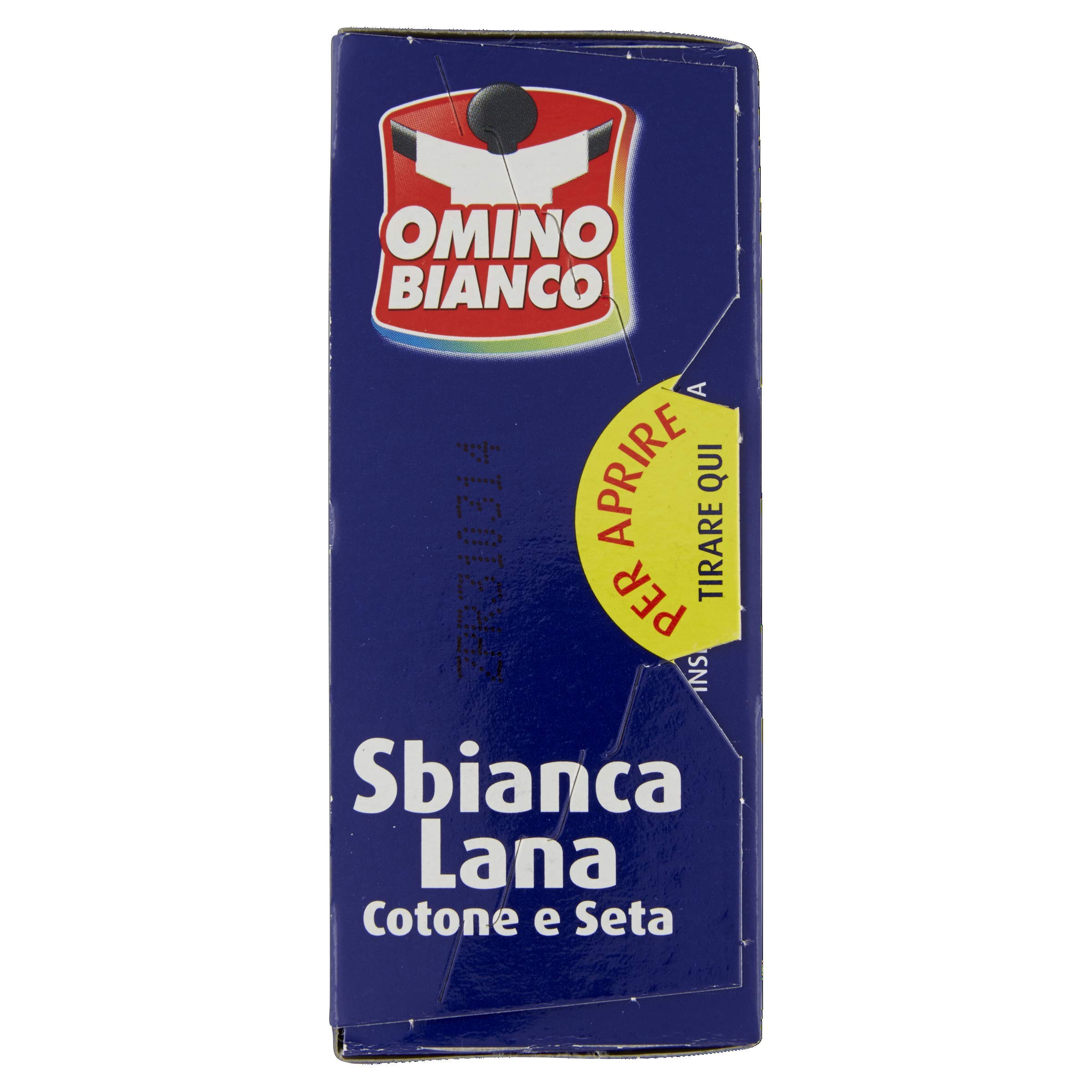 Omino Bianco - Blanco Lana, algodón y seda, polvo - 100 g - [paquete de 24]
