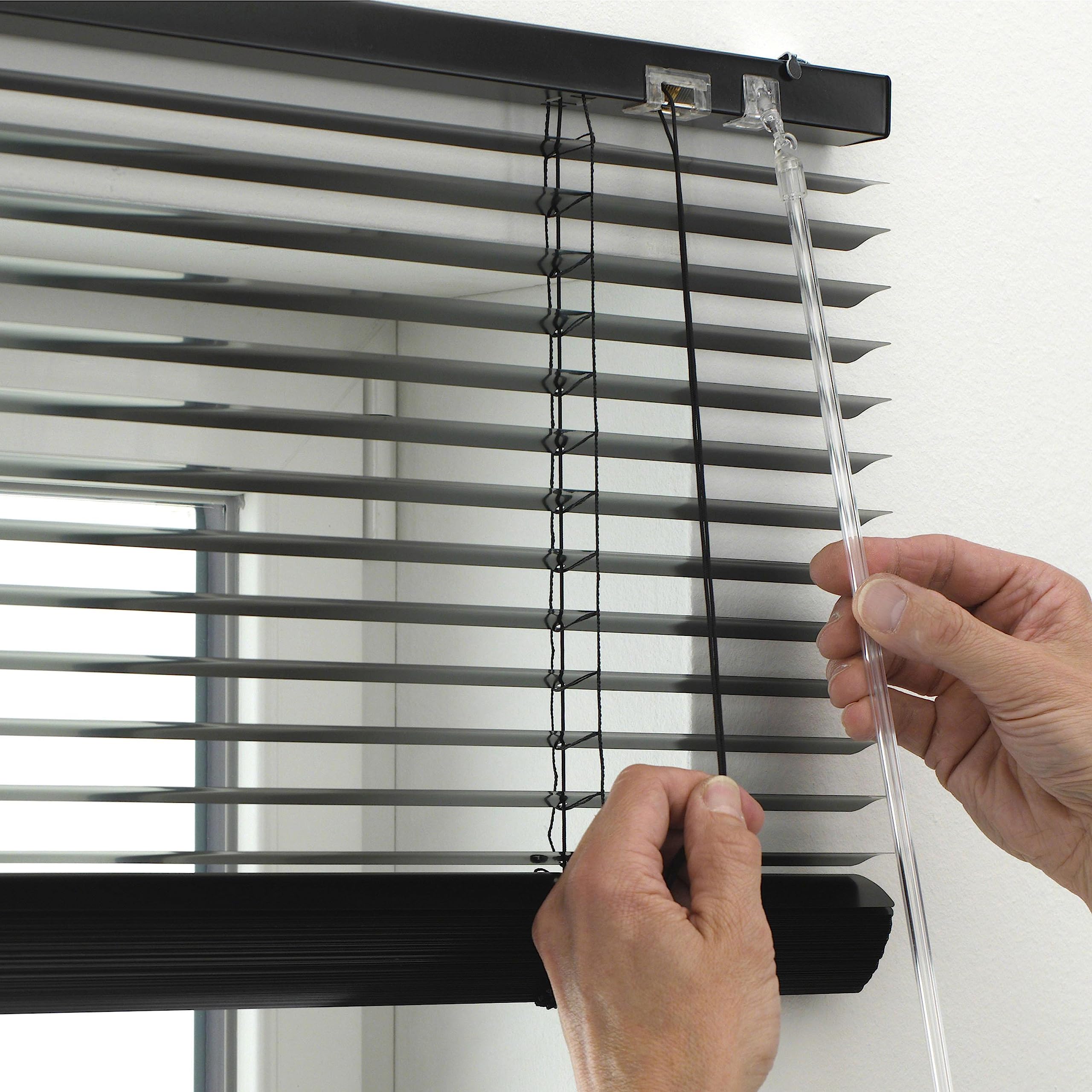 GARDINIA Veneziana Alluminio 40x175cm Nera - Protezione Sole E Privacy Per Interni - Foto 9