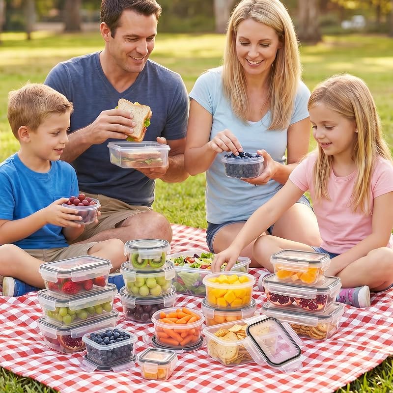 HestiaSnax 68 PCS Food Storage Containers – Code 6NM2NXLB saves 40%
