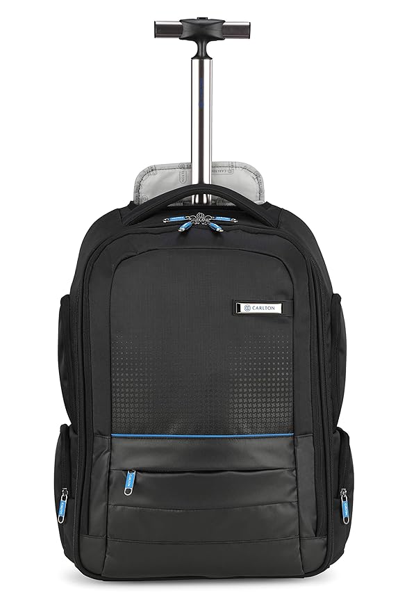 Buy Carlton West End Black Laptop Backpack Trolley at Amazon.in
