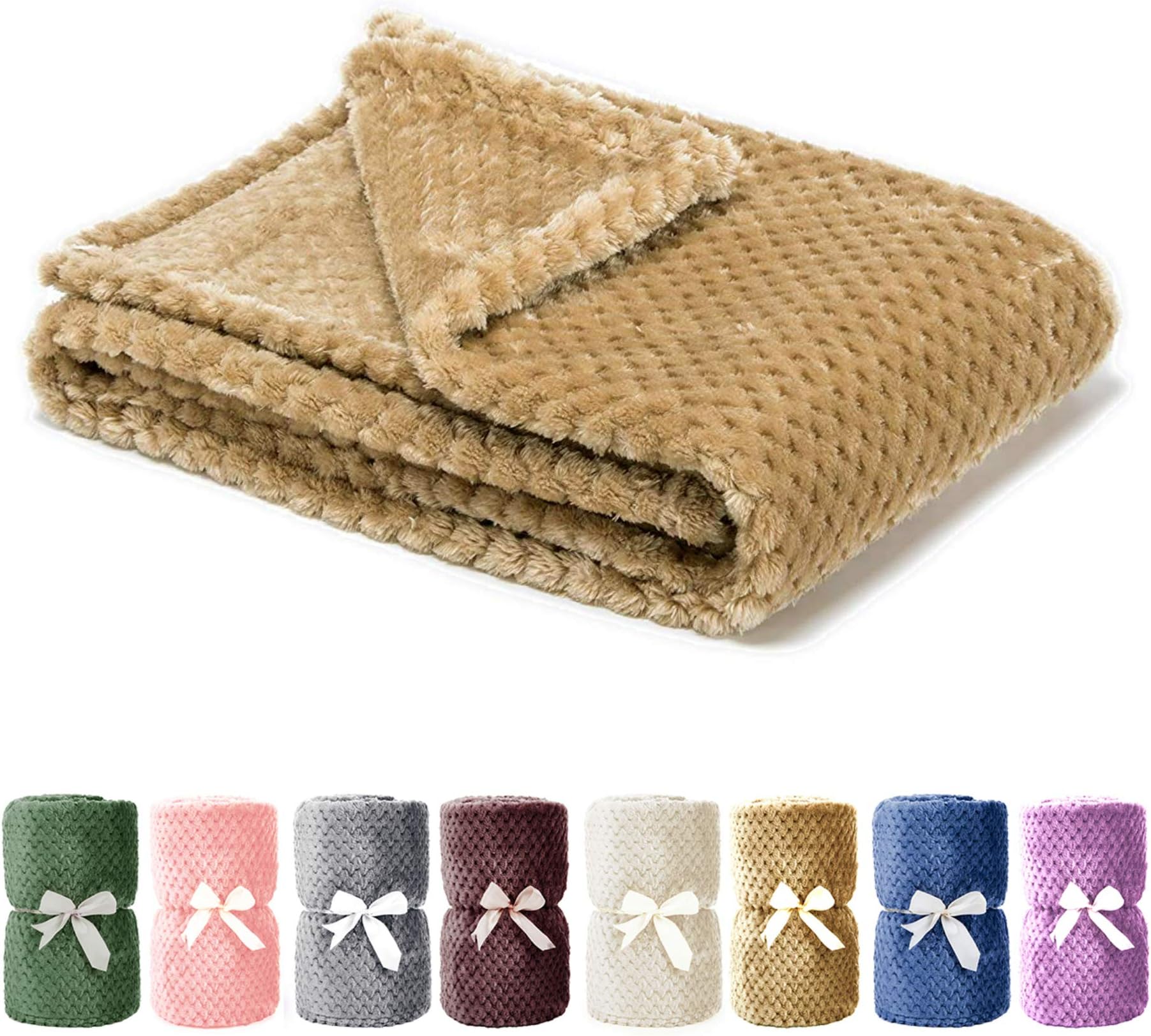 Ultra Soft Pet Blanket Kakhi