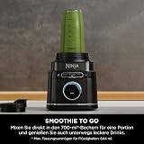 Ninja Detect Power 3-in-1 Blender Pro 1200W, Mixing Bowl, Blade, Individual Cup, Container, Knead, Chopping & Mixing, Black, TB401EU - 6