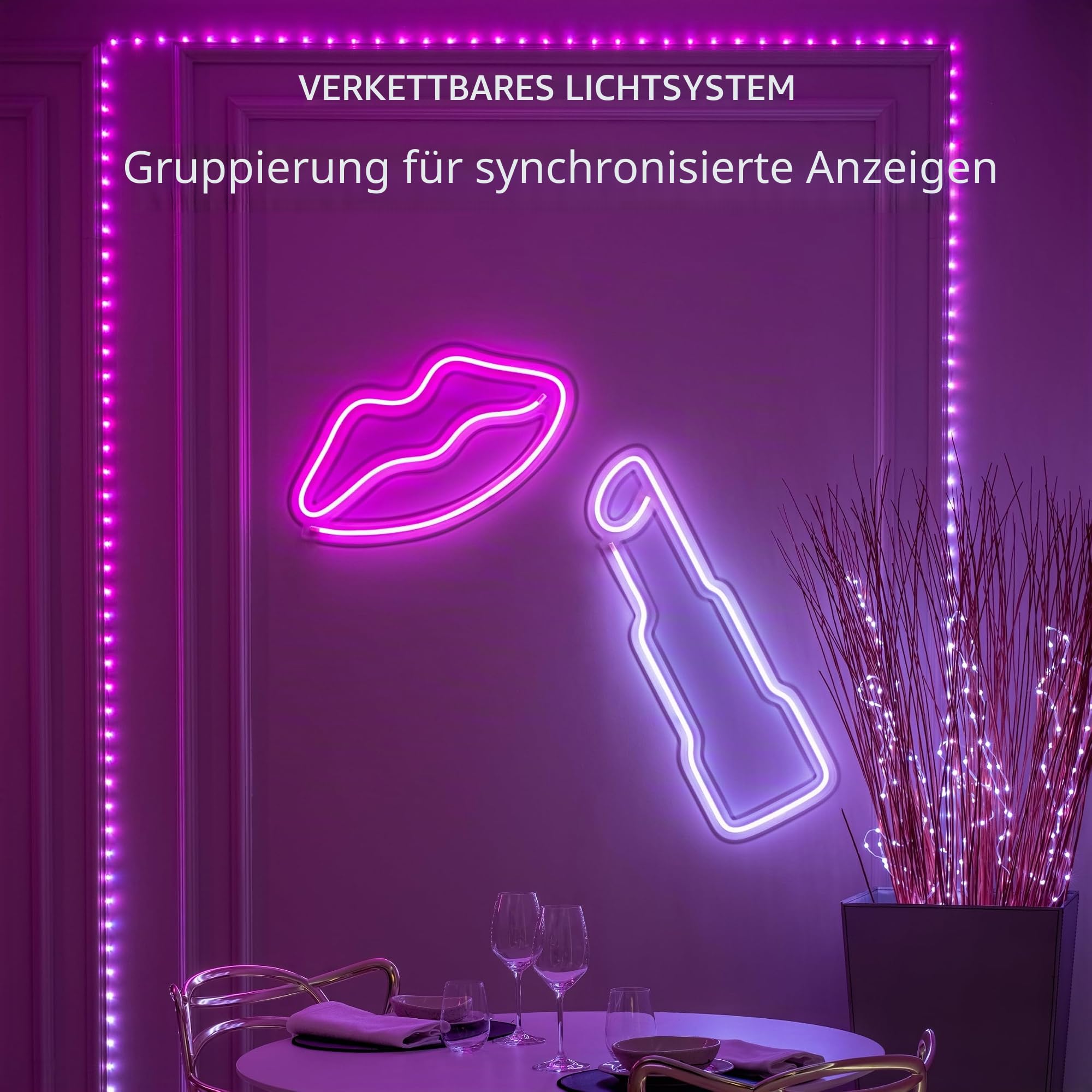 Twinkly Dots - App-gesteuerte flexible LED-Lichterkette mit 400 RGB-LEDs (16 Millionen Farben) 20 m Transparenter Draht Innen- und Außenbereich Smart Home Beleuchtung Dekoration, TWD400STP-T