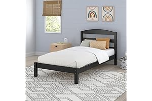 DHP Asia Twin Wood Bed Frames for Style and Comfort