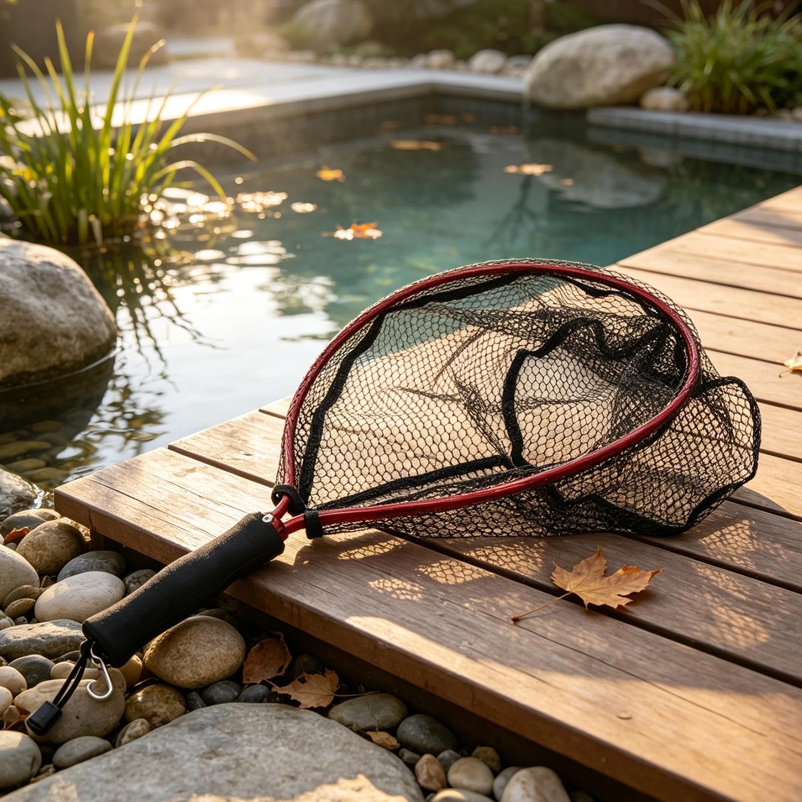 Genérico Red Skimmer para Piscina Herramienta Resistente y de Pesado | 73 X 41 cm Red Limpiadora De Piscinas Para recogida y eliminación de residuos, spa, estanque, , fuente, en exteriores, patio