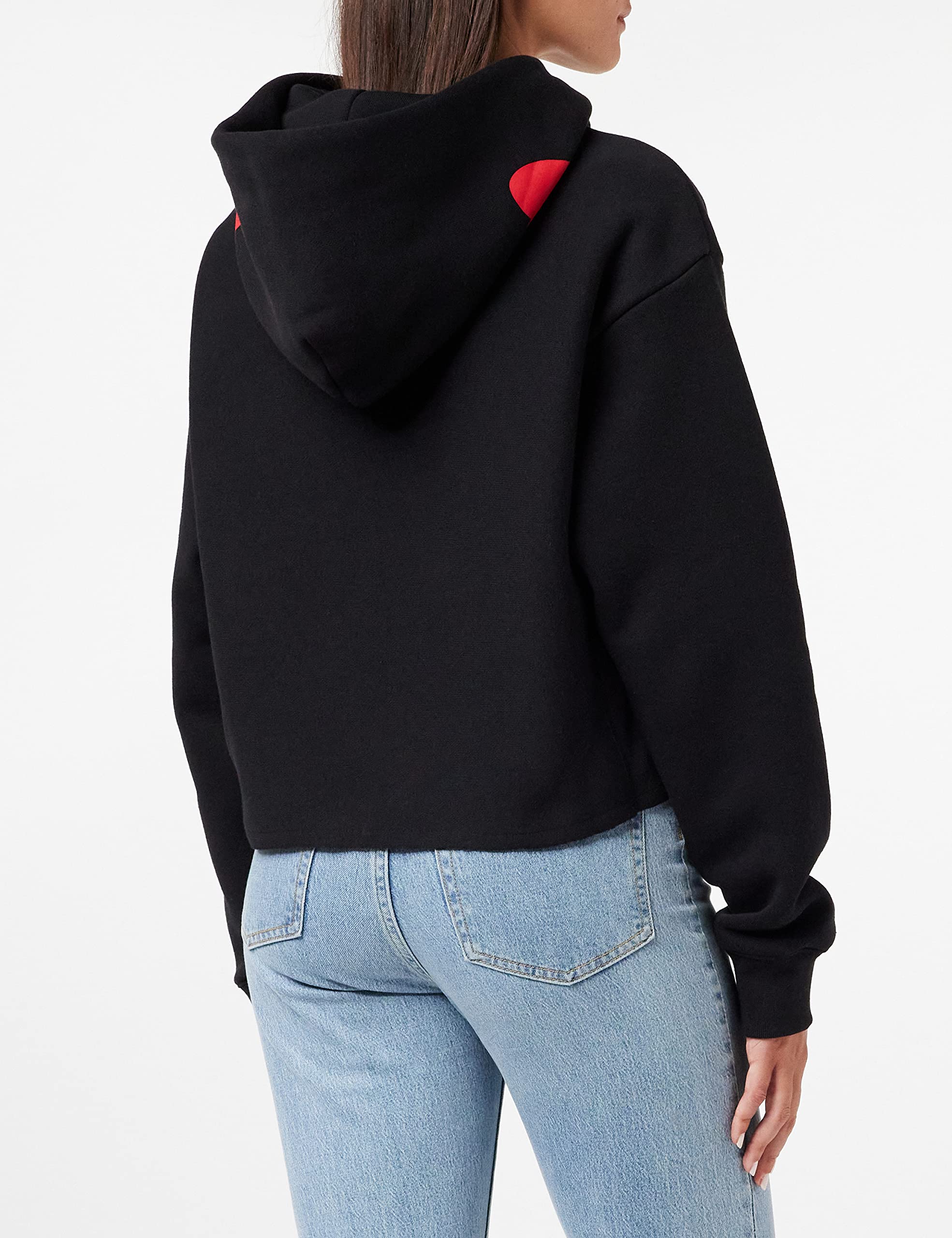 Champion Reverse Weave Cropped Cut-Off Sudadera con Capucha para Mujer