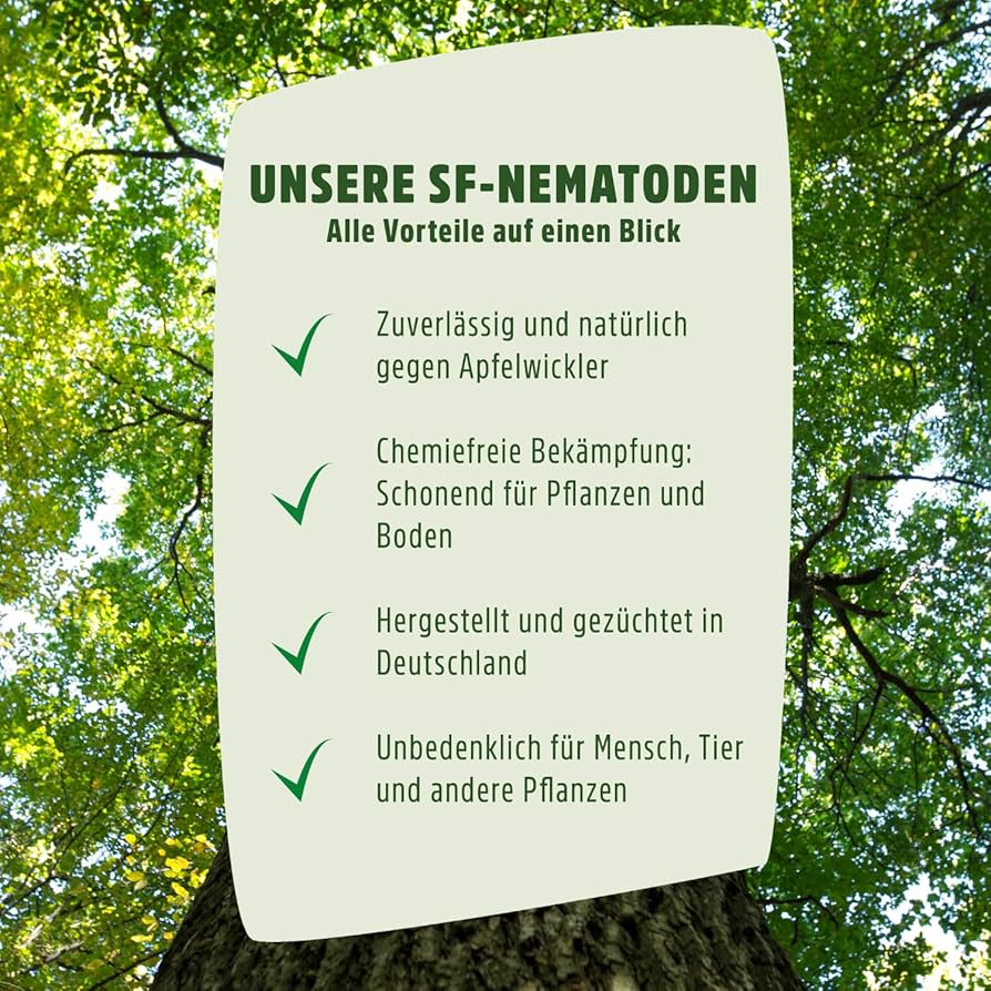 NemaTaurus SF Nematoden Gegen Apfelwickler 12 Mio Für 4