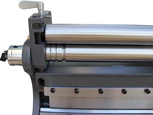 Miniatura 24 de KAKA Industrial Freno de chapa, 30 pulgadas de corte y rodillo deslizante Combo 3 en 1 Máquina dobladora resistente de calibre 20 con calibre