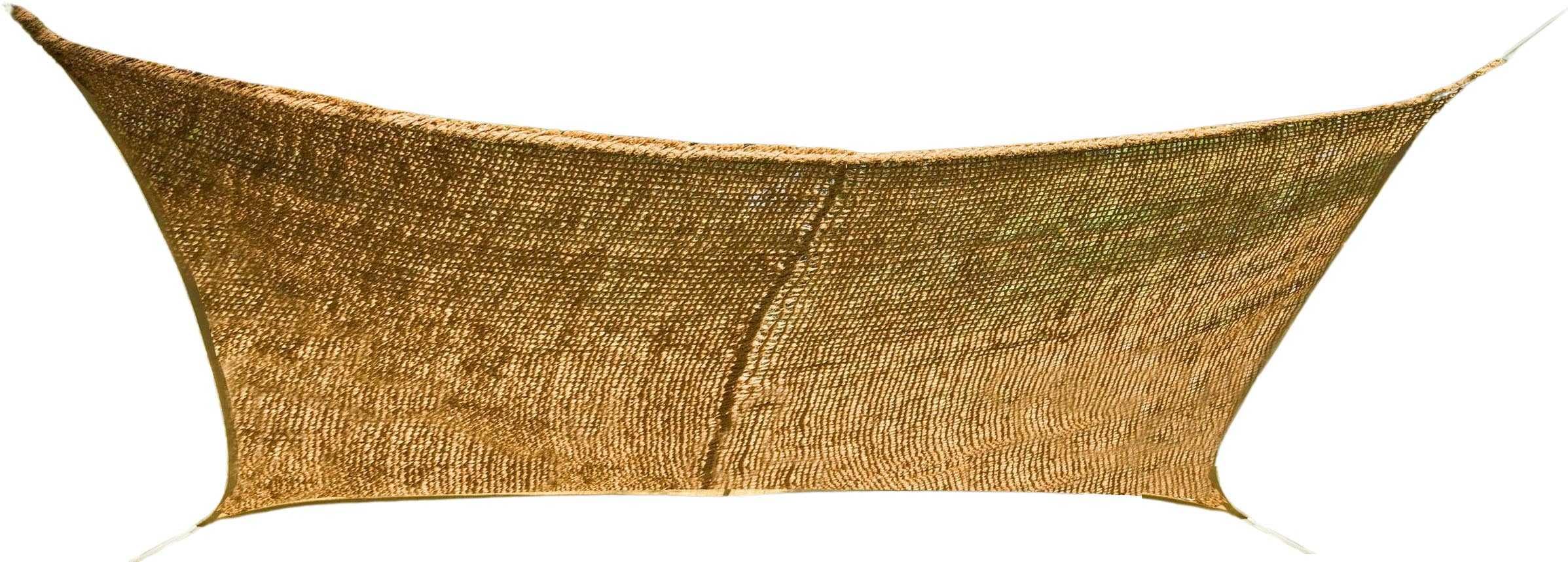 Ombrière fibres de coco de qualité supérieure 3x2m rectangulaire