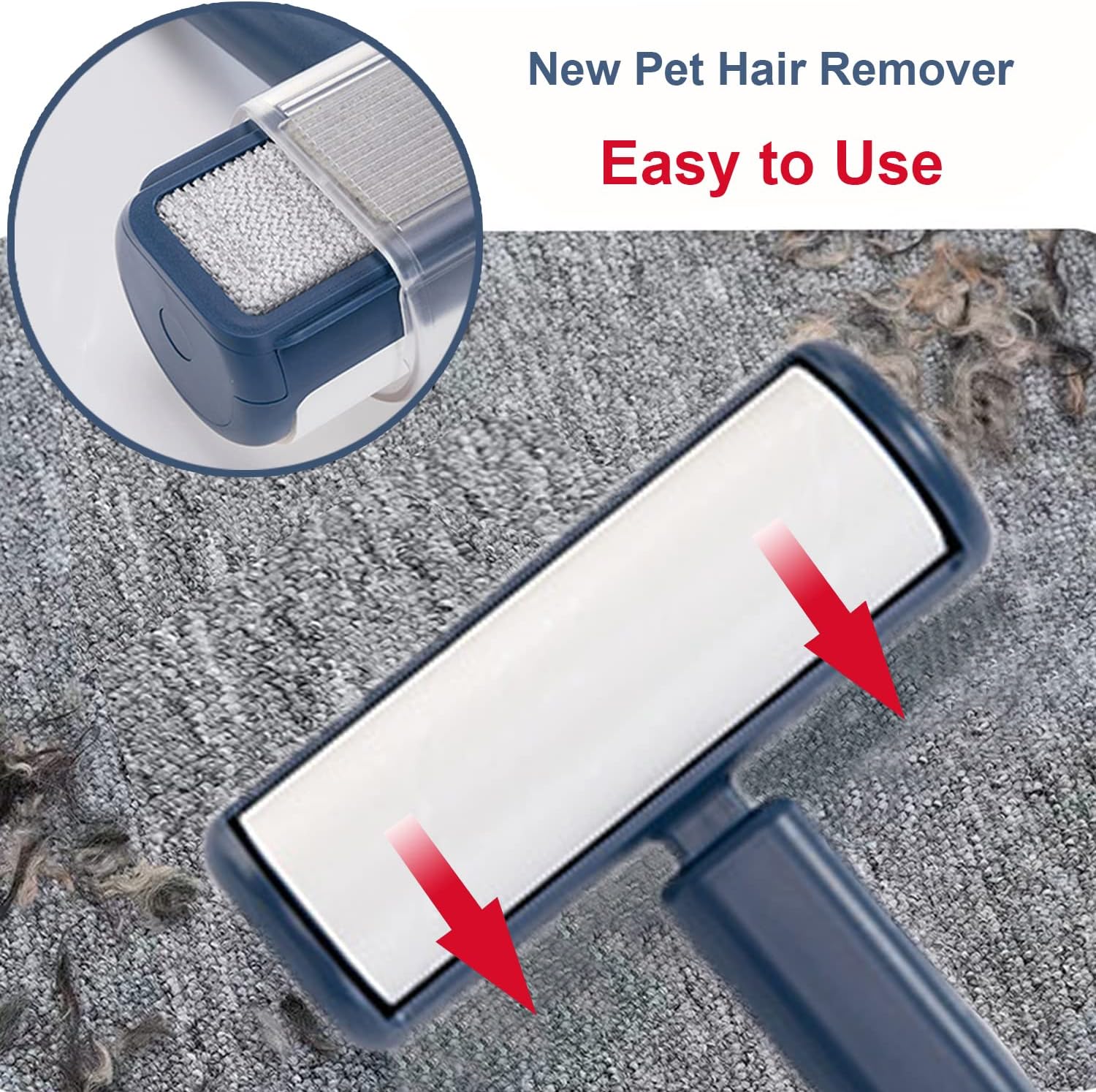 ienjoyed Pet Hair Remover for Couch,Dog Cat Hair Remover,Lint Roller for Pet Hair,Dog Hair Brush for Car,Carpet,Laundry,Furniture