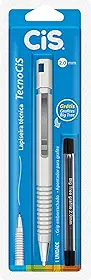 CiS TecnoCIS Lapiseira Técnica - 2.0 mm - Branca - Blister com 1 + Grafite