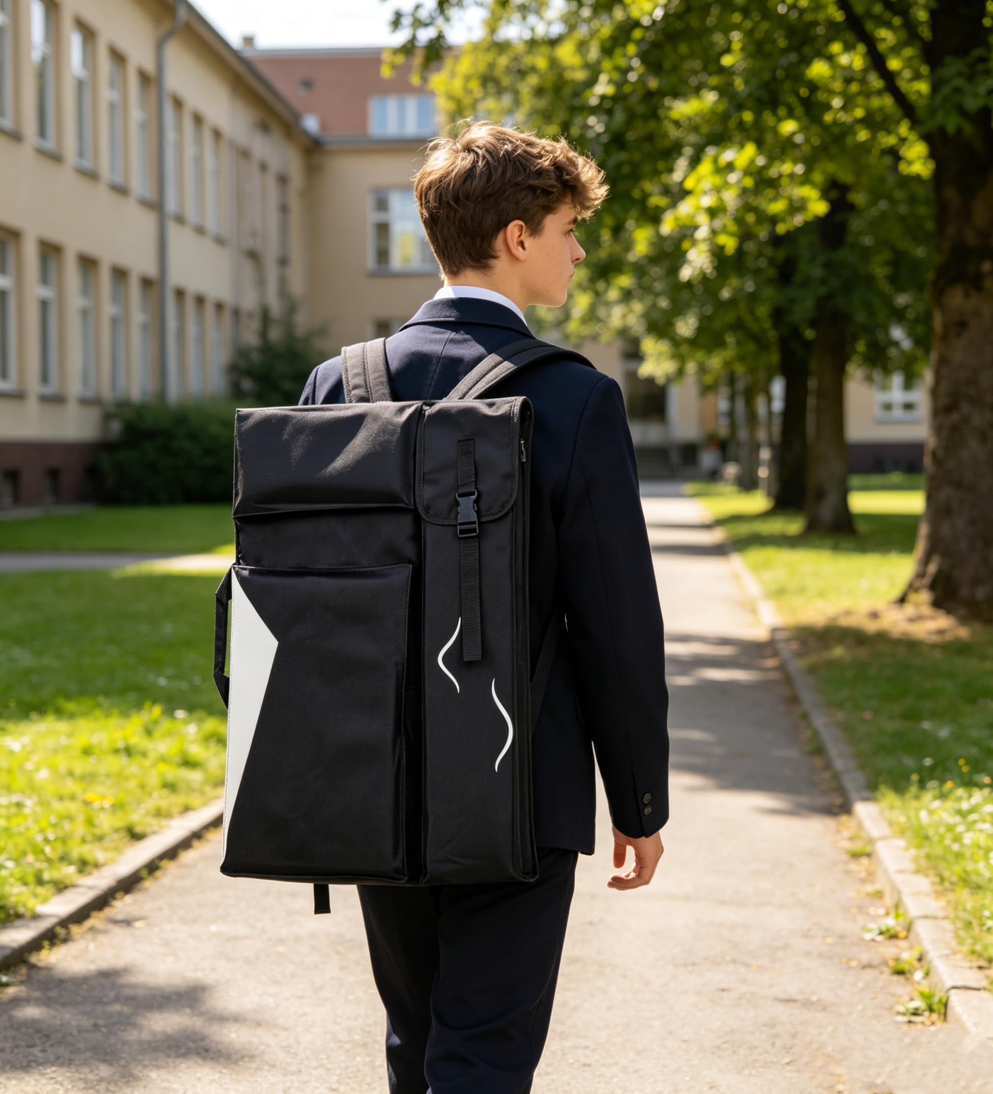 A2 Transporttasche Zeichnungtasche für Zeichenplatte Zeichenbrett 4K Wasserdicht Kunstmappe Kinder Erwachsener Multifunktional Zeichentasche für Skizze Malen Künstler Anfänger