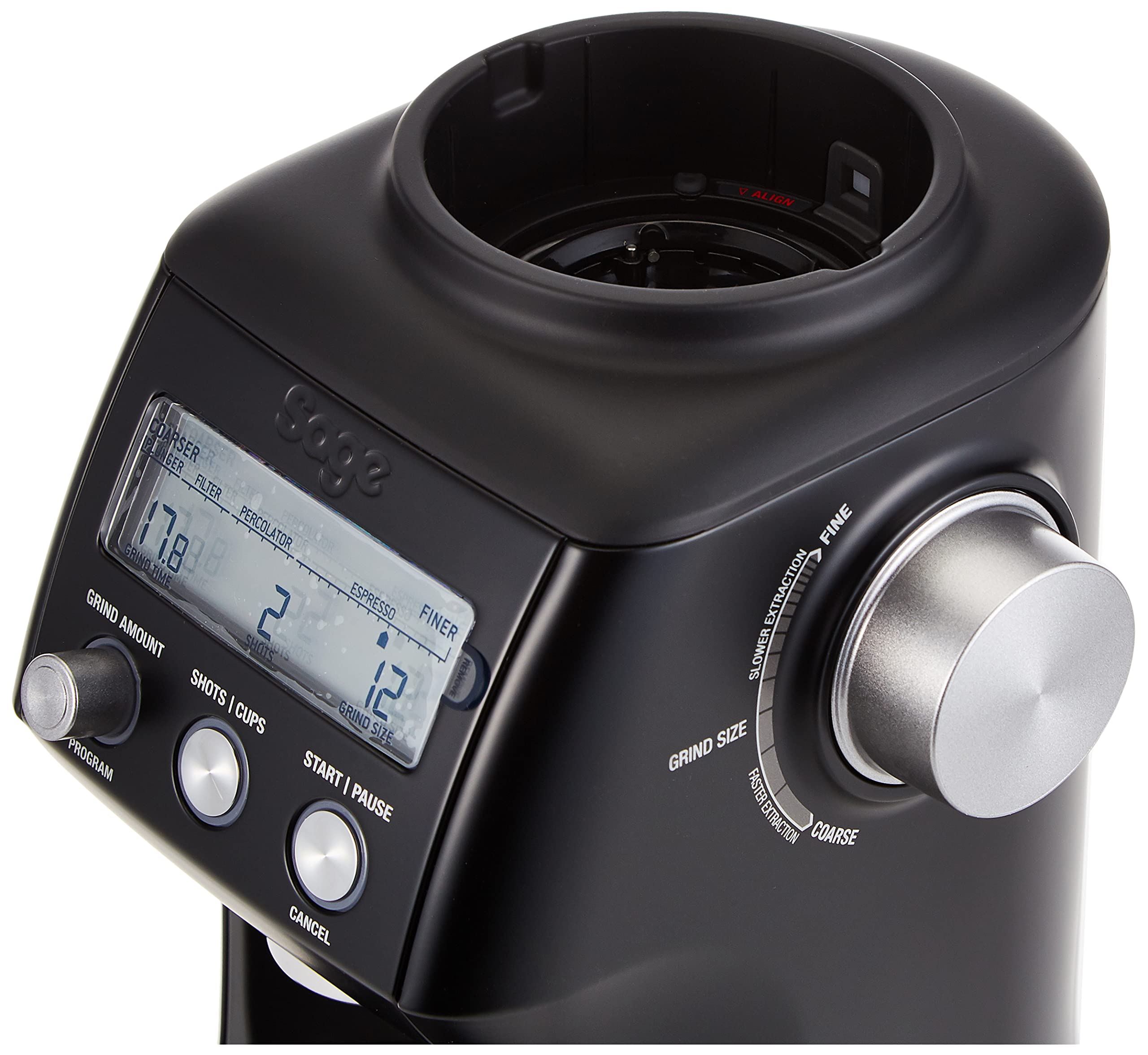 Buy The Sage Smart Grinder Pro, Black Truffle, SCG820BTR Online at