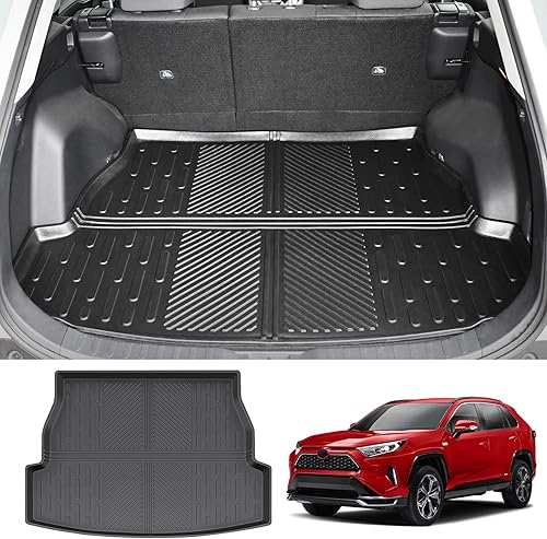 Miniatura 1 de Forro de carga apto para Toyota RAV4 2019-2024, tapete de carga TPE para maletero para todo tipo de clima, para Toyota RAV4 2019, 2020, 2021, 2022,