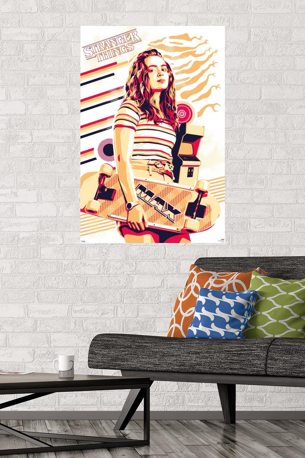 Trends International Netflix Stranger Things: Season 3 - Max Wall Poster, 34L x 22.4W, Unframed Version