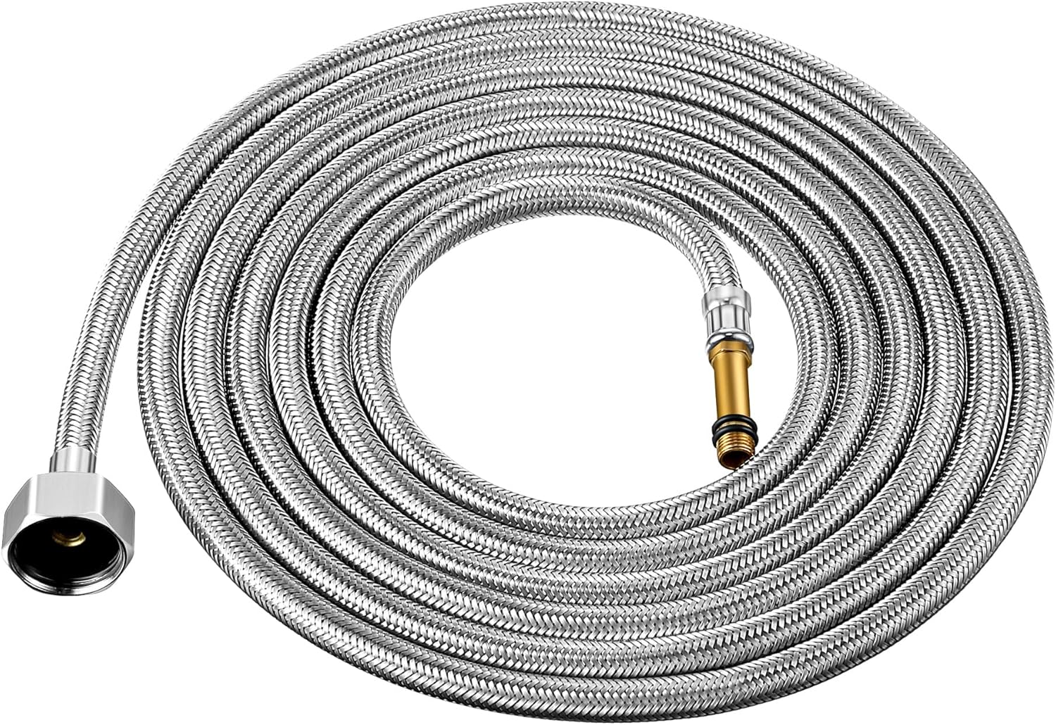 Dreyoo 304 Stainless Steel Dehumidifier Drain Hose, 3/4 Inch FHT