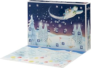 SNOWMAN 674 07067 Snowman & Snowdog Advent Calender Snowdog Calendar, Multi