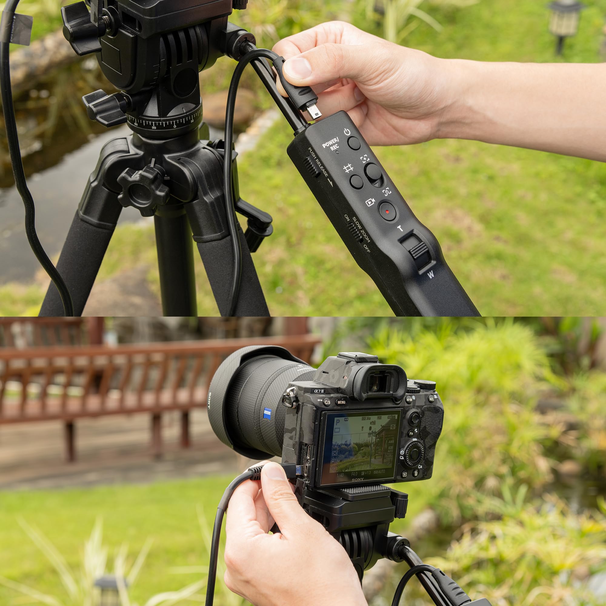 JJC 8M Dedicated Verbindungskabel Kabel SR-F2 TP-F2 TP-F2K TPR-M1 TPR-U1 Fernbedienung, PVC Multi-Terminal Kabel kompatibel mit Sony Kamera/Camcorder mit Multi-Terminal Anschluss