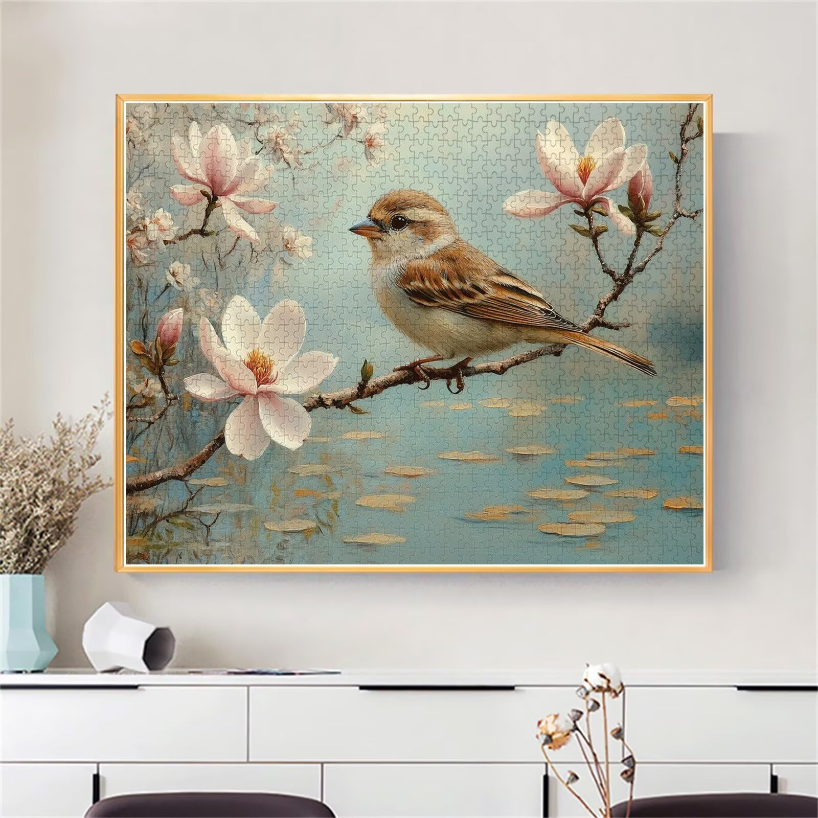 Puzzle Erwachsene 2000 Teile Vogel Blume Educa Jigsaw für Kinder ab 8 Jahren Mädchen Jungen, Erwachsene Impossible Klassische Puzzles Schwer, Anspruchsvoll Spielspaß, Als Geschenke 70x99cm t-752