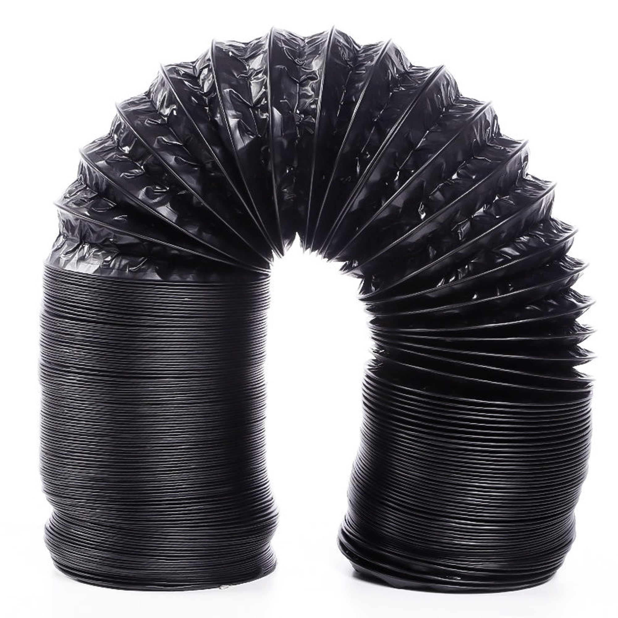 Manguera De Ventilación De PVC Para Campanas Extractoras De Cocina, Aires Acondicionados Secadoras Y Extractores Negra 125 Mm X 6 M 97347133