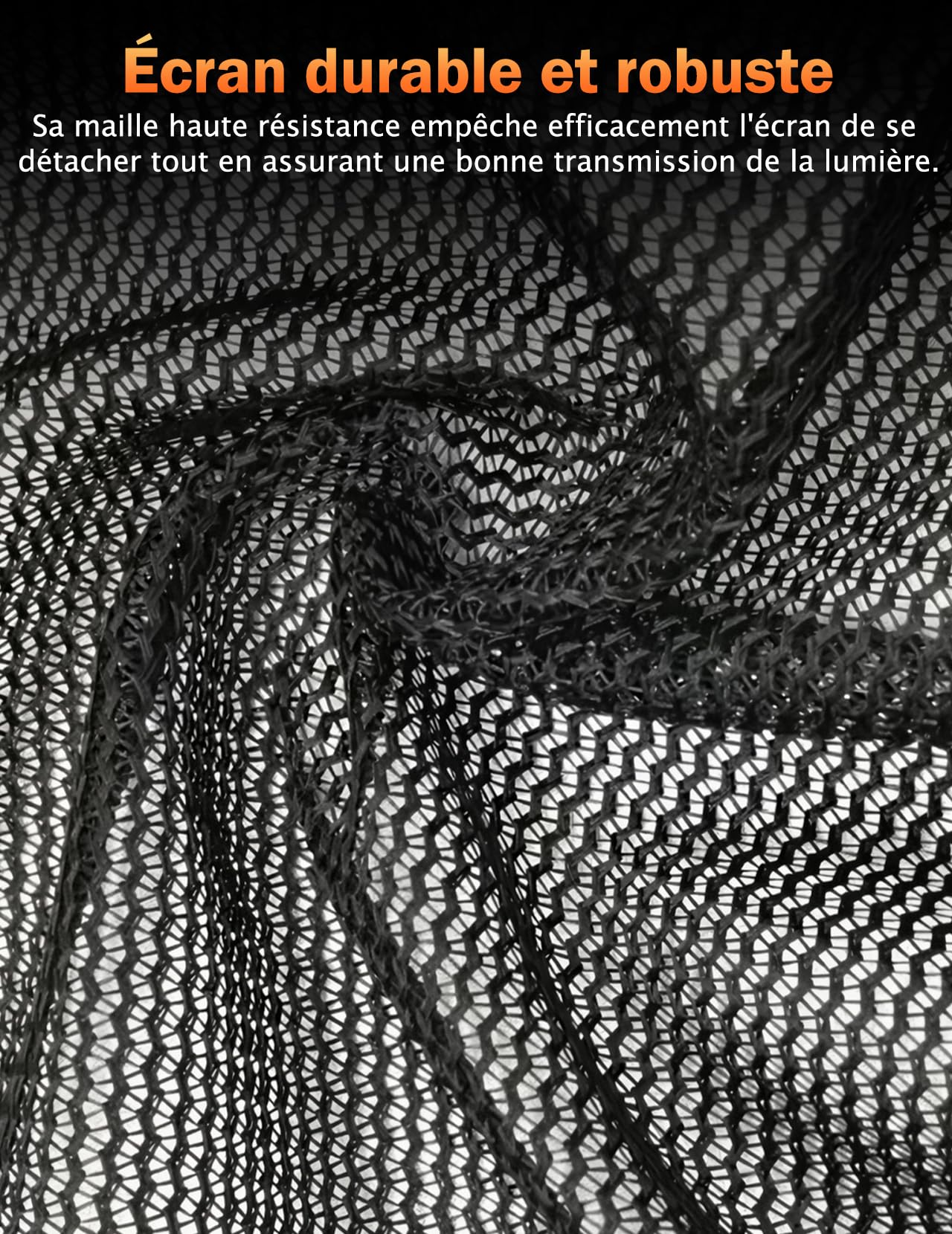 Barrière de Sécurité Chien et Enfant Rétractable Extensible (Noir, Épaisseur 110cm)
