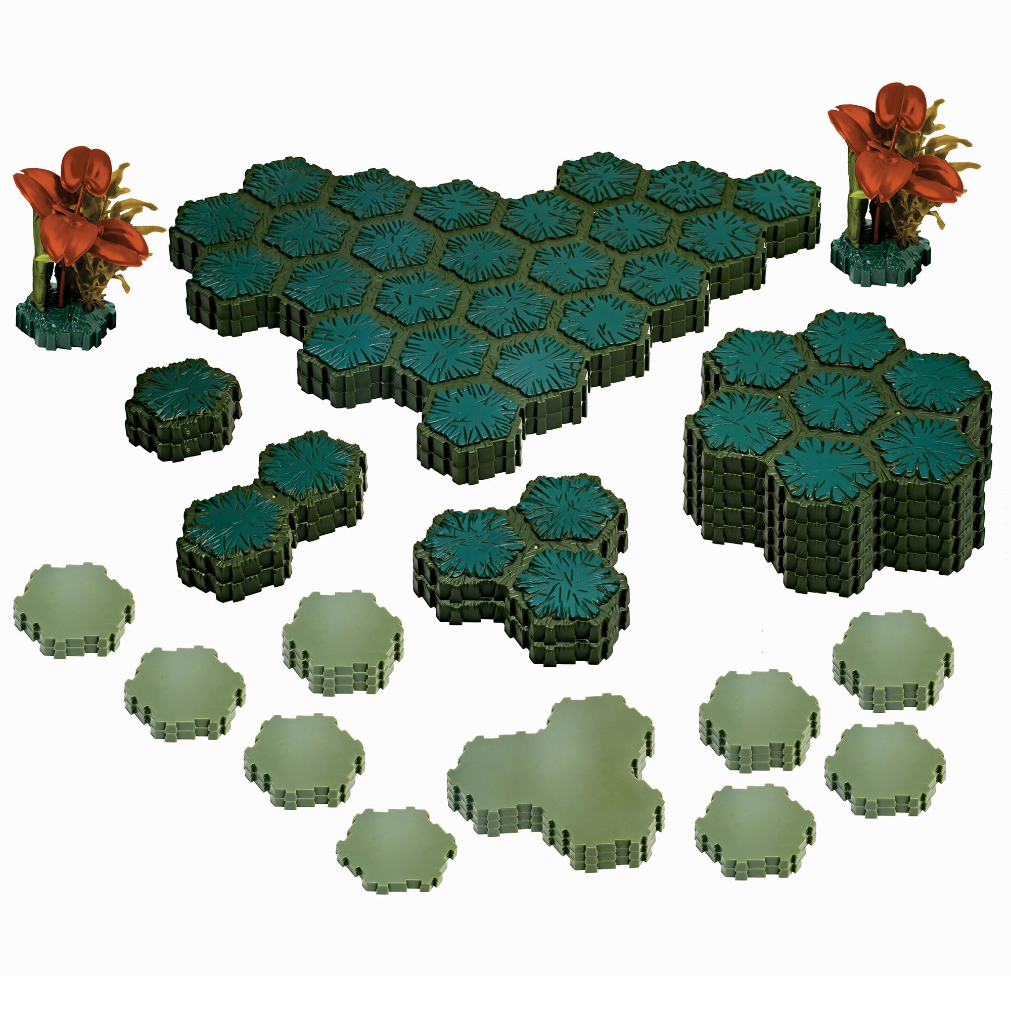 Heroscape: The Swamps of Valhalla Terrain Expansion - Board Game Expansion - Strategic Swamp Terrain - Heroscape - Image 3