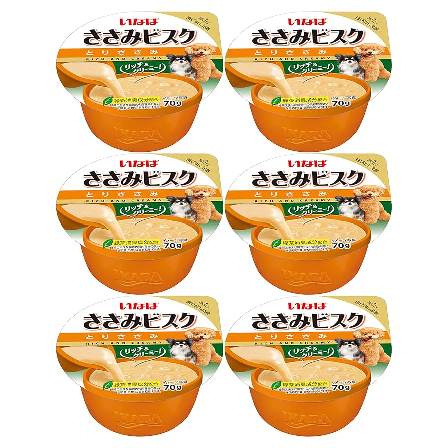 専用いなば　ささみビスクカップ70ｇ×48個+焼ささみ2種10個 Amazon | いなば ビスクカップ とりささみ 70g 6個セット チキン