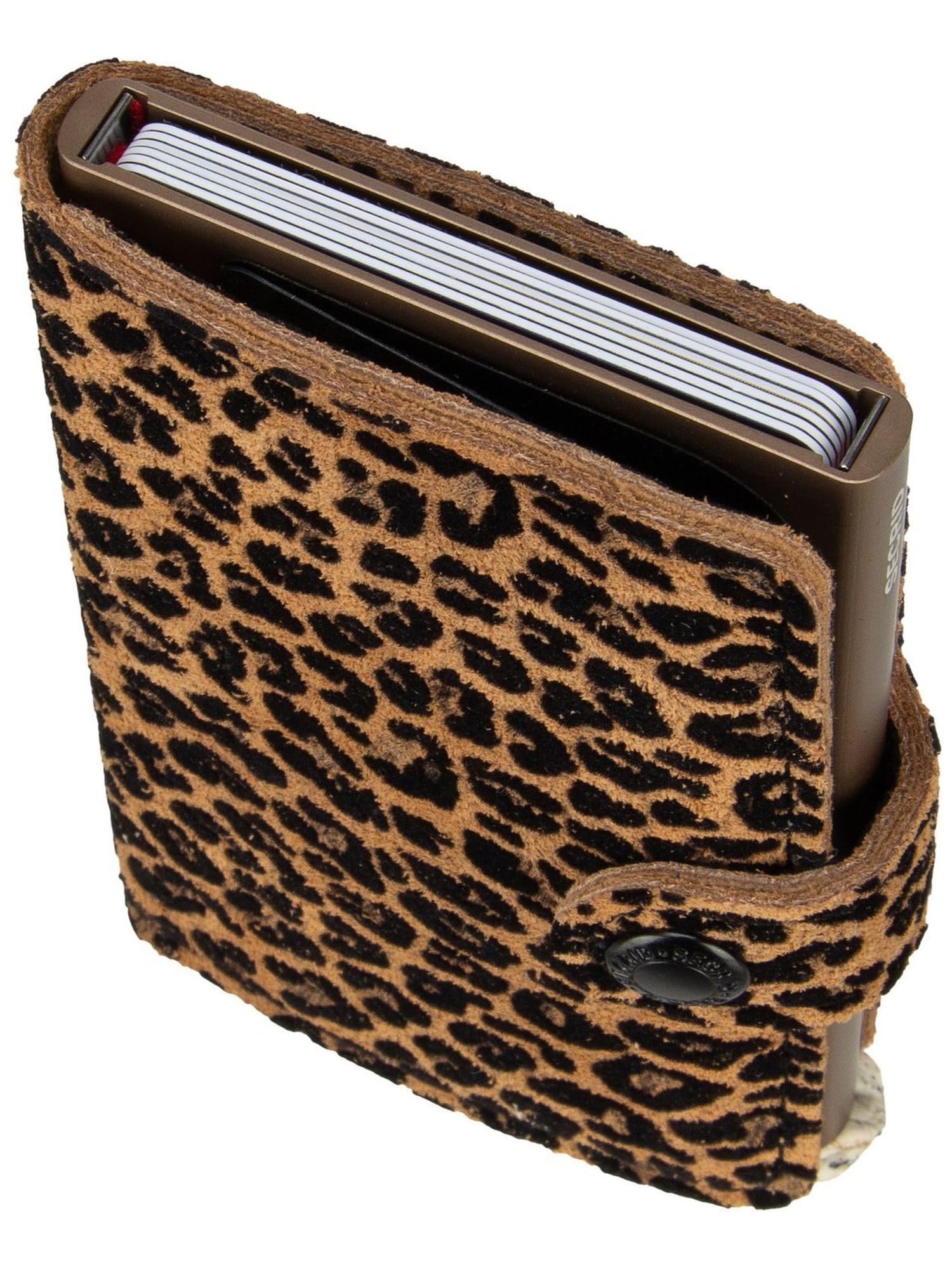 Secrid Monedero Miniwallet Leo, Beige, 10,2 x 6,5 x 2,1 cm, Clásico