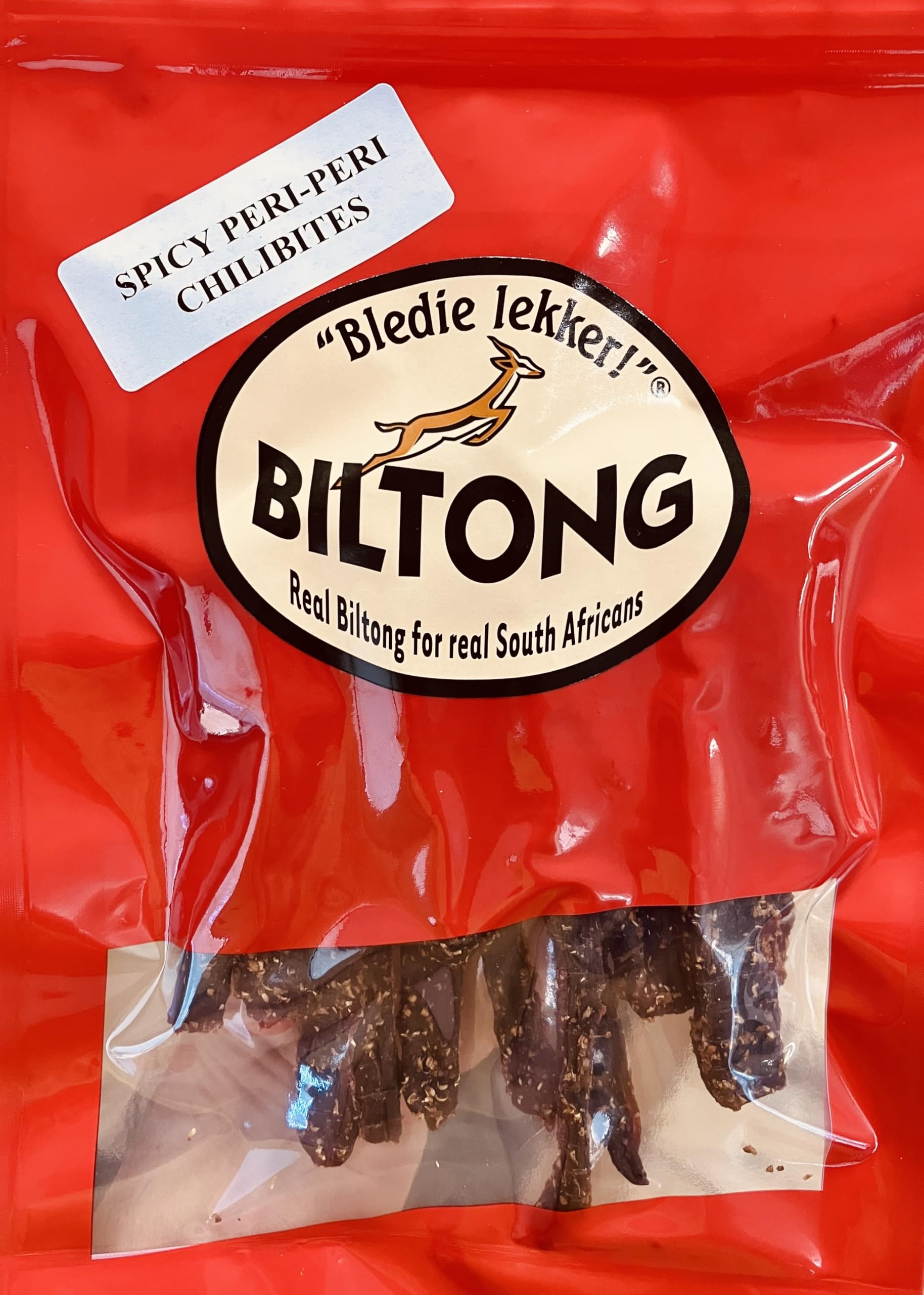 Bledie Lekker Biltong Peri-Peri Snapsticks 4oz Pack