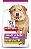 Hill's Science Diet Senior Vitality, Senior Adult 7+, Small & Mini Breeds Senior Premium Nutrition,...
