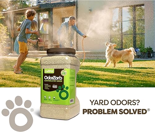 Miniatura 4 de Zeofill Desodorante para patio trasero elimina los olores de orina de mascotas en parches para orinar, césped artificial, césped, patios, hormigón y