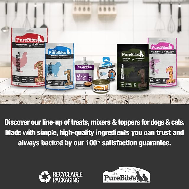 Foto 7 de 7 de PureBites Wild Tuna Freeze Dried Cat Treats (Paquete de 5)