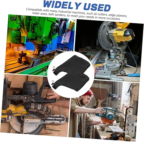 Miniatura 4 de KONTONTY 2 unids Saw Aluminio Máquina Bolsa de Polvo 10 Dwv9000 Bolsa de recogida de polvo Accesorios Cinturón Lijadora Sierras Bolsa de basura