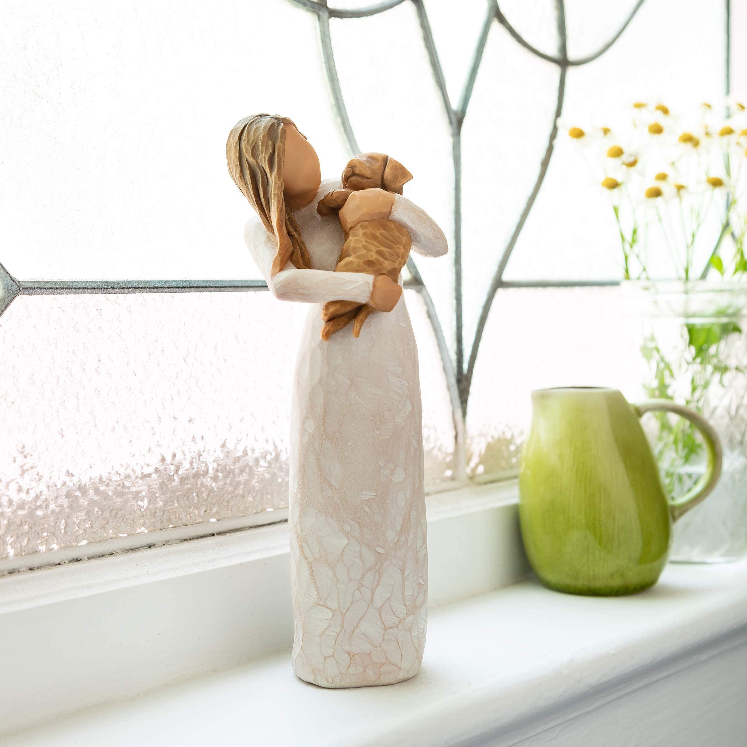 Willow Tree Adorable You Golden Dog Figurine