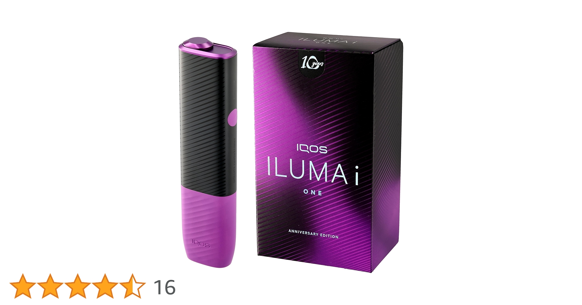 イルマ］IQOSイルマ（i)デコケース21-黒×紫パール- イルマ］IQOSイルマ