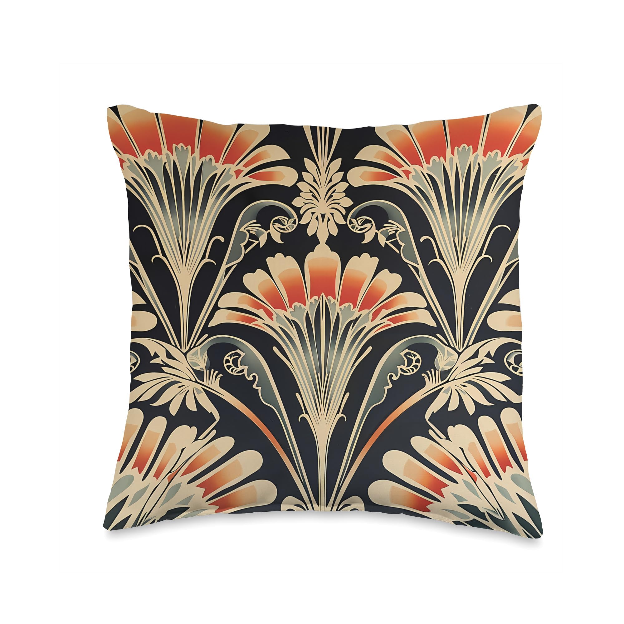 Chinle Rug Art Nouveau Southwest Design Throw Pillow