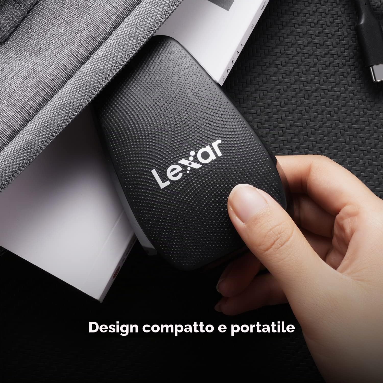 Lexar Lettore professionale CFexpress tipo B USB 3.2 Gen 2x2, fino a 1700MB/s di lettura, progettato per schede CFexpress Tipo B (LRW550U-RNBNU)