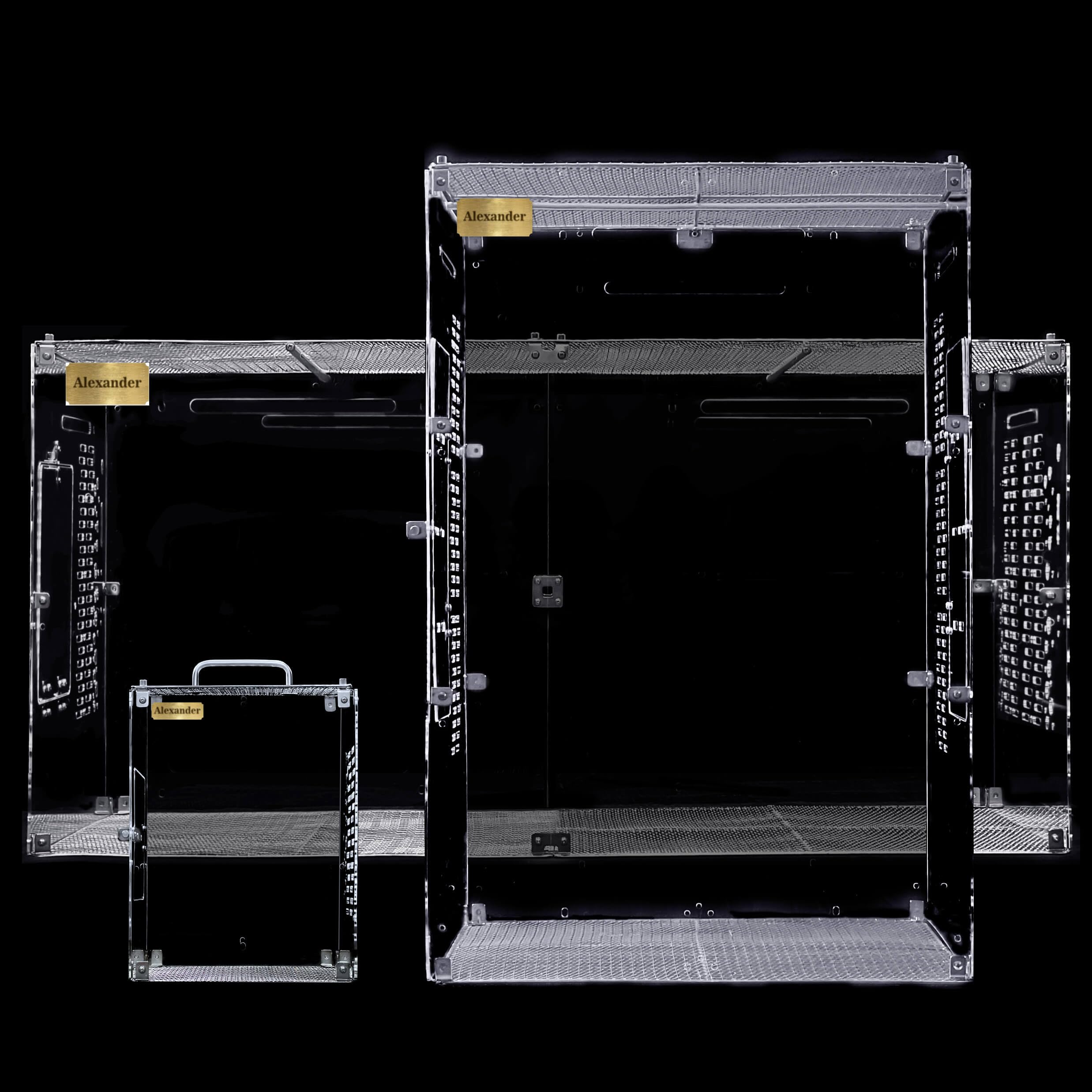 GuineaLoft™ Crystal Clear Custom Acrylic Bird Cage (Model-ET2)