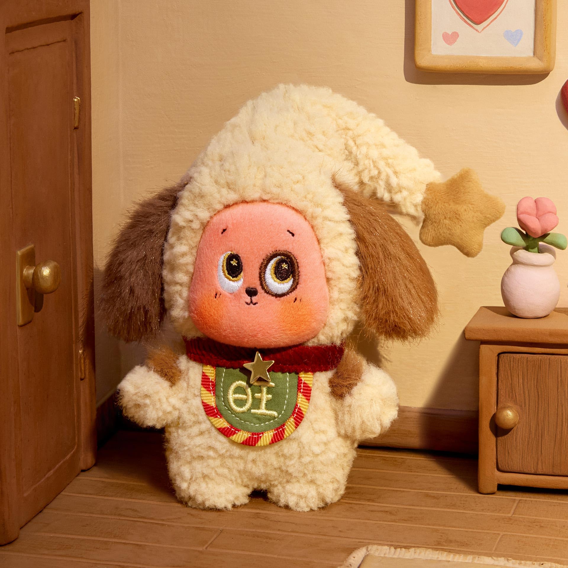 POP MART Twinkle Twinkle Crush On You Series-Plush Pendant Blind Box, Random Design Action Figures, Collectible Toys for Home Decor, Birthday Gifts for Girls Boys Women Men, Single Box - 5