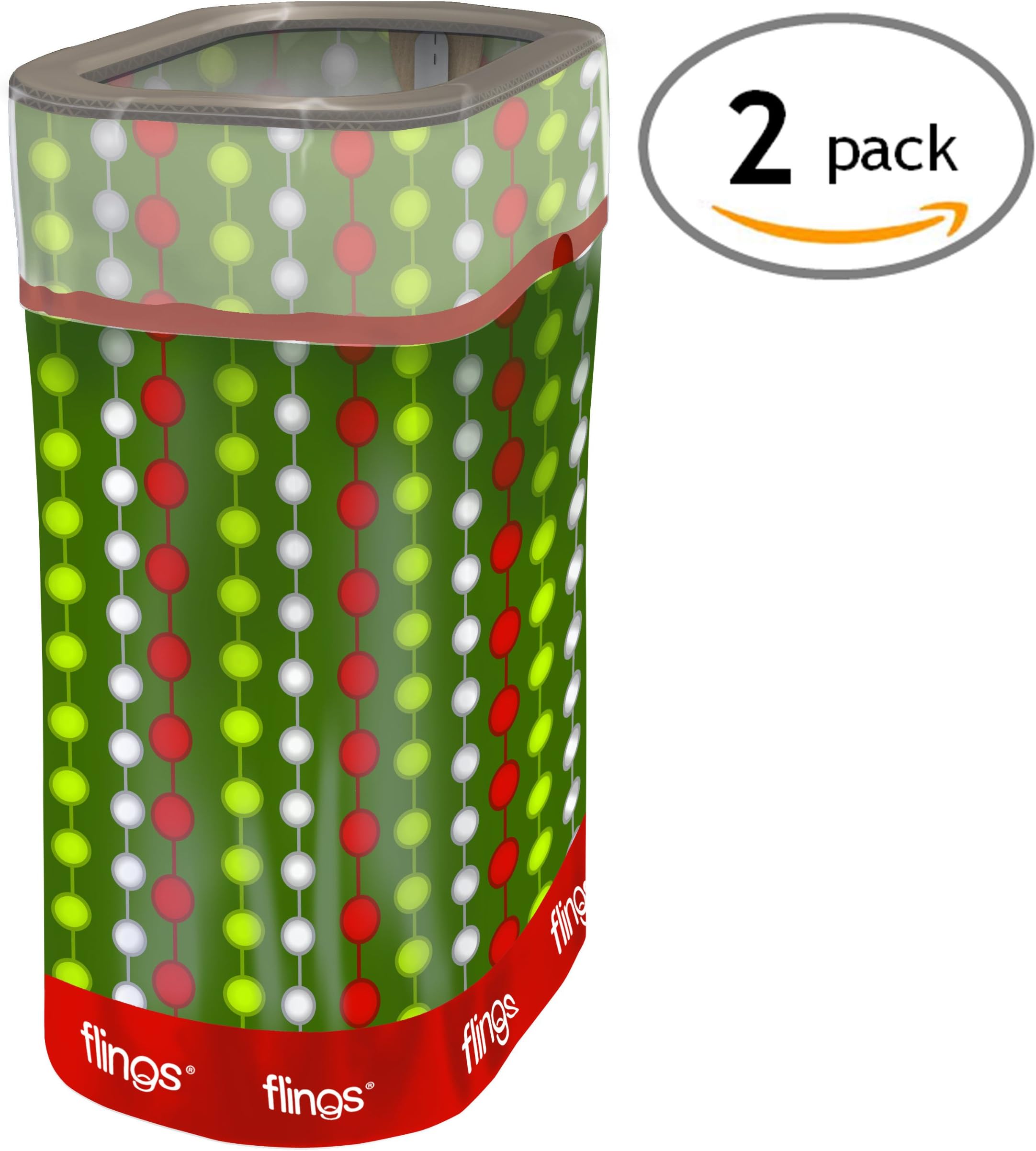 Flings Bins POP UP Holiday Beads - 2-Pack