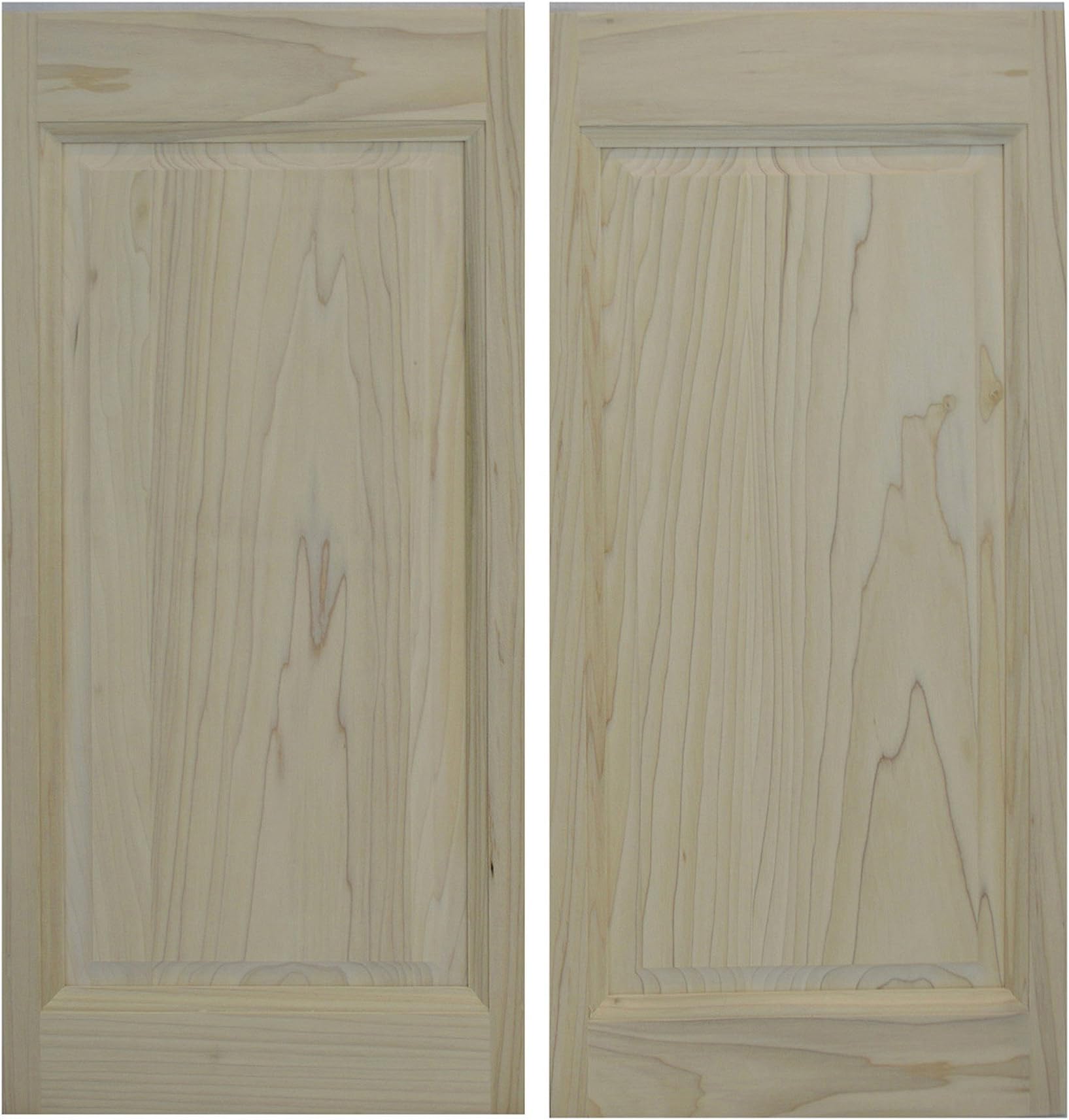 Hardwood Cafe Doors Will be Custom Made to fit Your Door Opening Size Between 24"- 36": Made from Sturdy Poplar Wood- Cafe Doors Include All Hinges - Saloon Swing Swinging Door