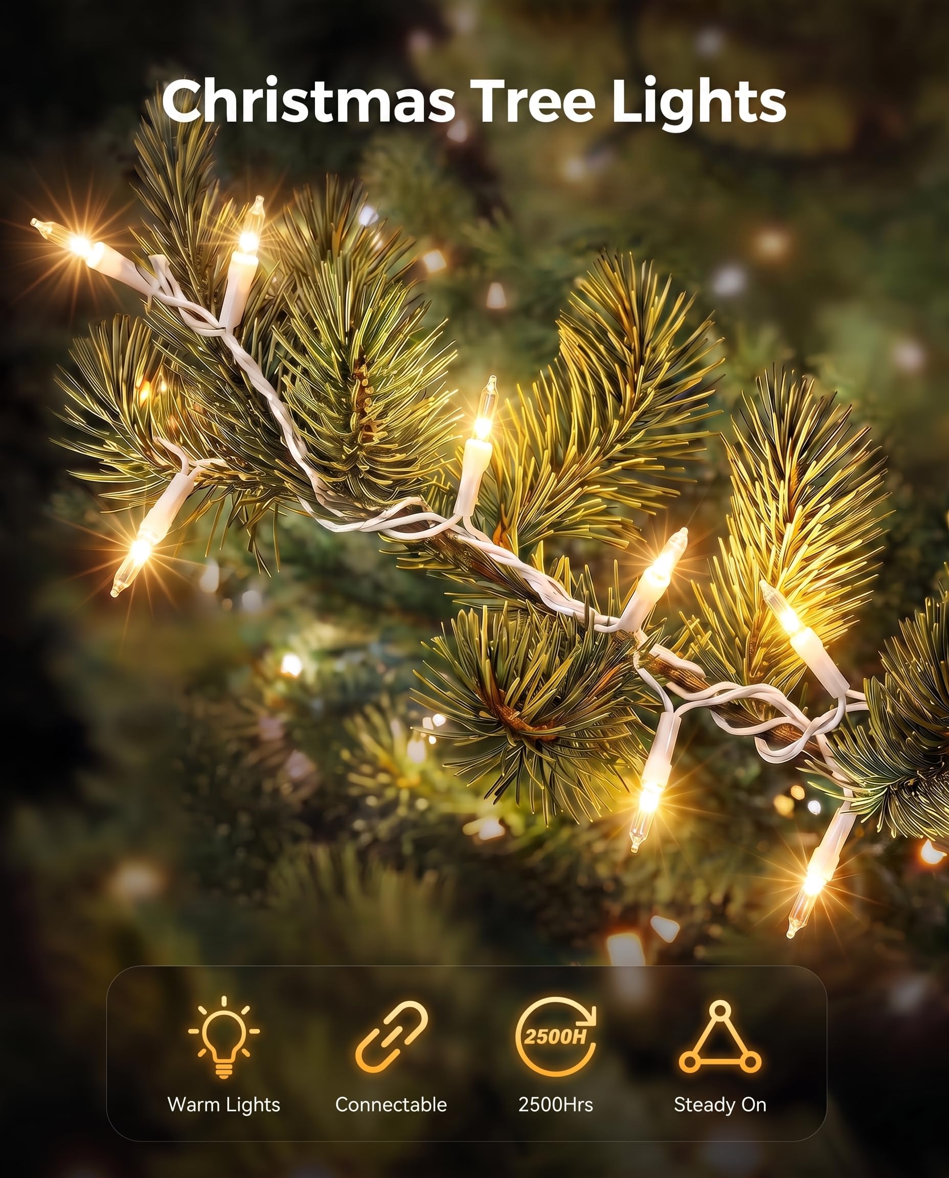 Best Indoor String Lights for 2026: Roundup 4 Brightown Christmas Lights Outdoor 100 Count 20Ft String Lights for Indoor — product photo