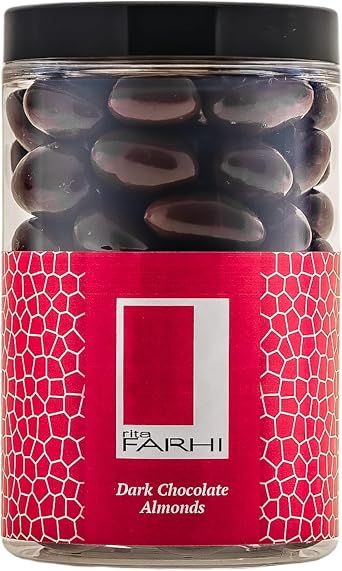 Rita Farhi Dark Chocolate Almonds, 315g
