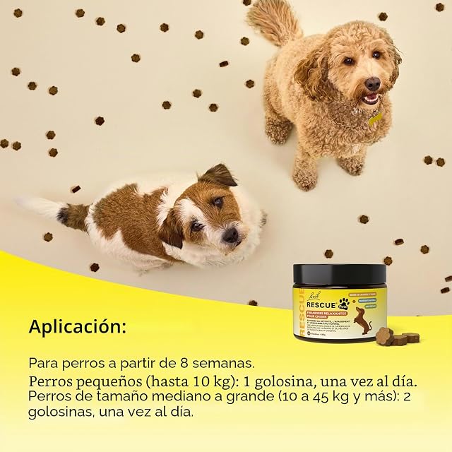 Foto 7 de 8 de Rescue Pets - Golosinas para Perros - Serenidad para Viajar, Ruido, Soledad, Visita Veterinaria