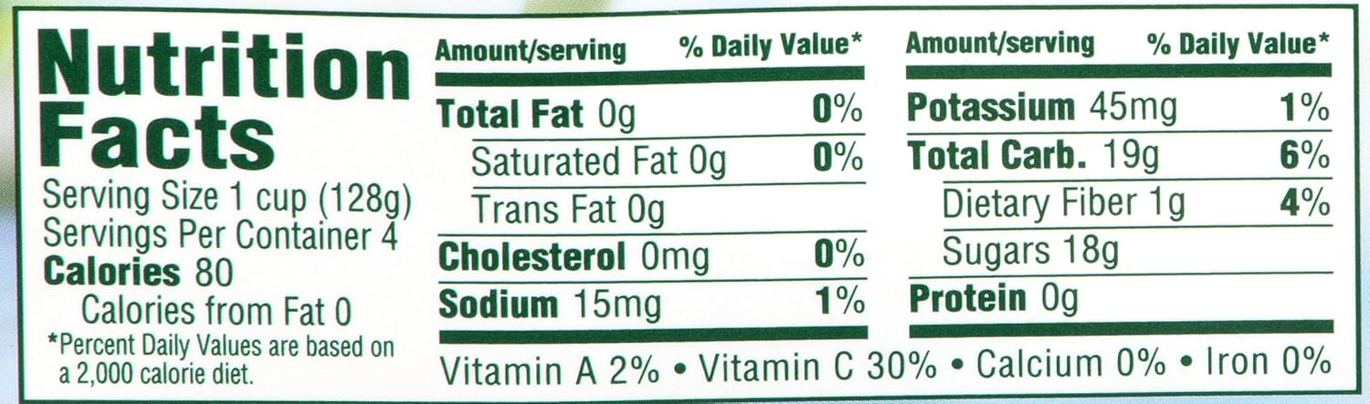 Del Monte Diced Peaches in Peach Flavored Gel Fruit Cups, 4.5 Ounce Cups (Pack of 24)