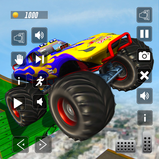 Monster Truck Racing Simulator 3D-Spiel – Ultimatives Truck-Driving-Stunts-Spiel