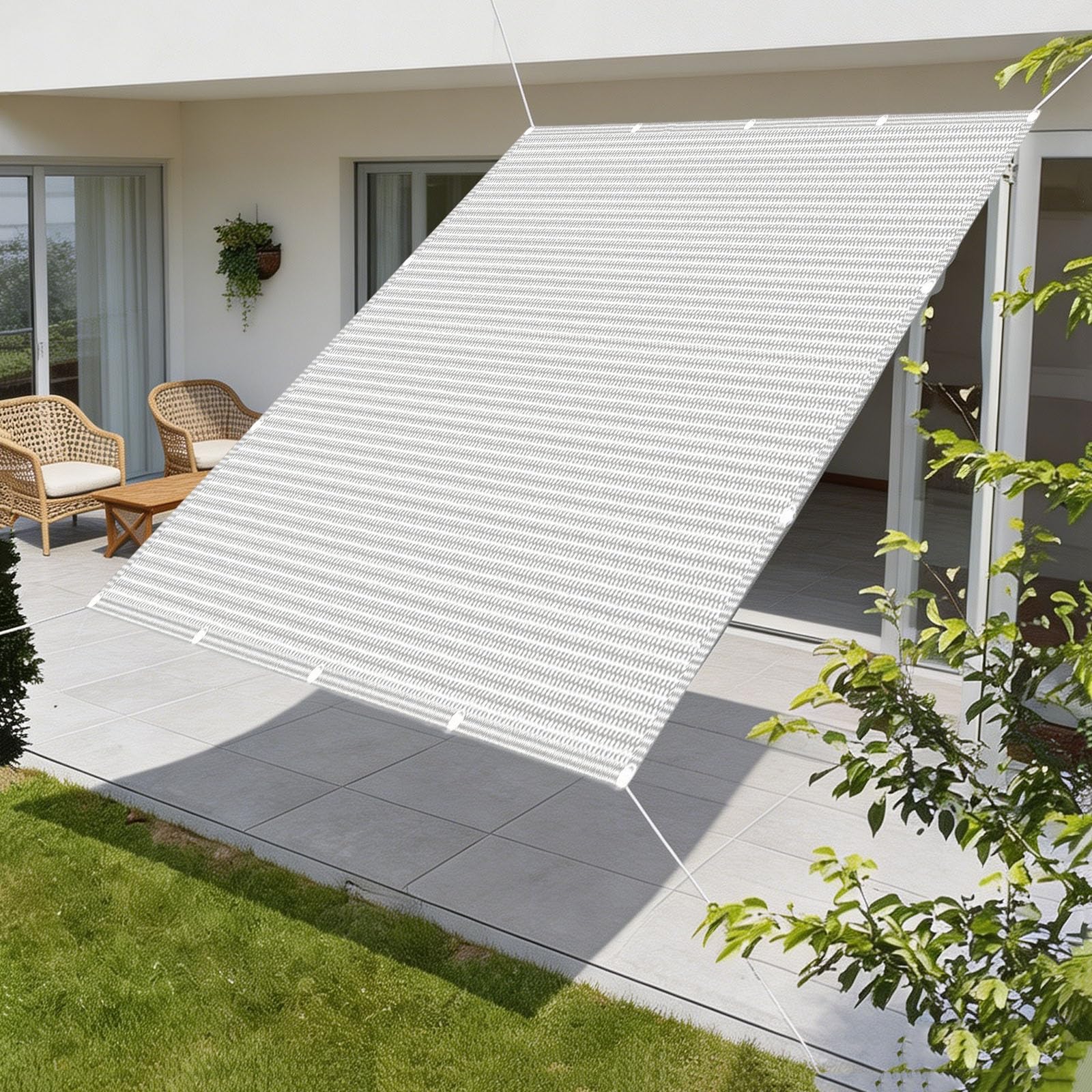 Voile d'ombrage pour terrasse et patio créez un coin de fraîcheur chez vous
