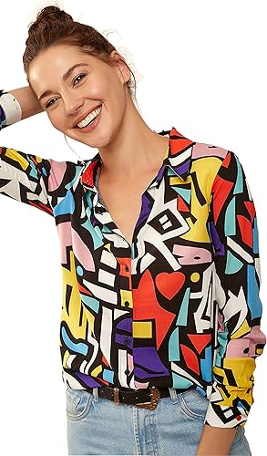 Miniatura 7 de Blusas de moda para mujer, camisas de manga larga con botones, blusas casuales elegantes